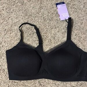 Honeylove Black Crossover Bra XL NWT